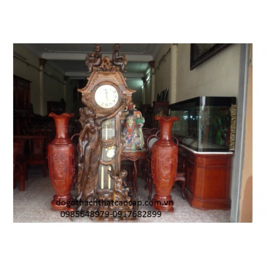 Đồng hồ cây gỗ cẩm vân ĐH-03