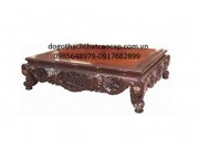 Sập gụ- sập 3 bông S-06