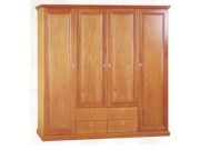 Tủ quần áo gỗ xoan đào lá TQA-01