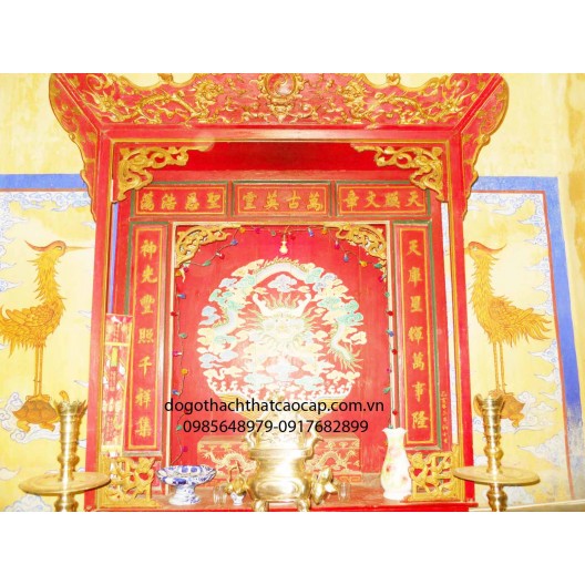 mẫu Khảm thờ mạ vàng đẹp KT09