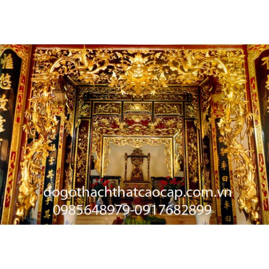 mẫu khảm thờ mạ vàng đẹp KT15