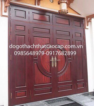 mẫu cửa 4 cánh gỗ hương nam phi đẹp M6