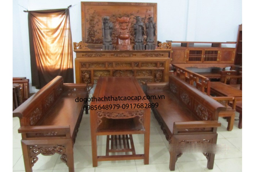 Trường kỷ gỗ Gụ TK02