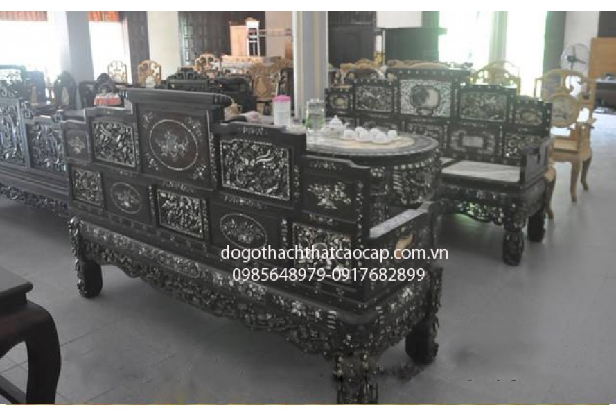 Trường kỷ gỗ Gụ TK08