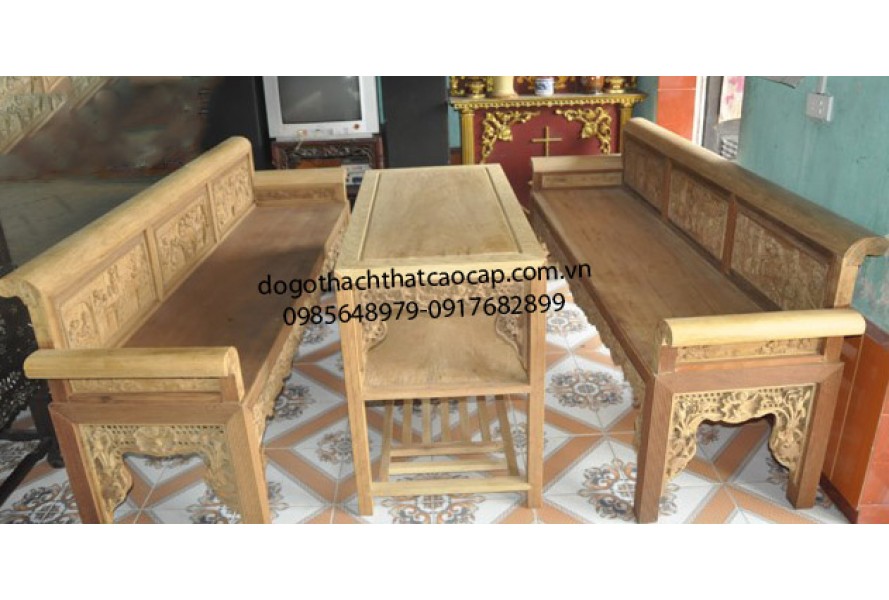 Trường kỷ gỗ Gụ TK21