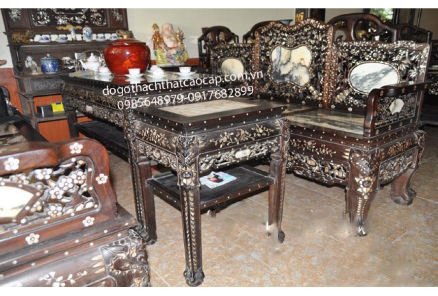 Trường kỷ gỗ Gụ TK23
