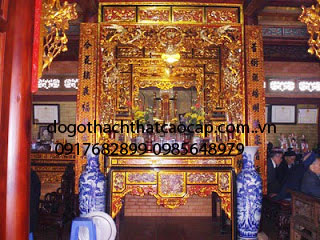 Khảm thờ sơn son mạ vàng tây KT17