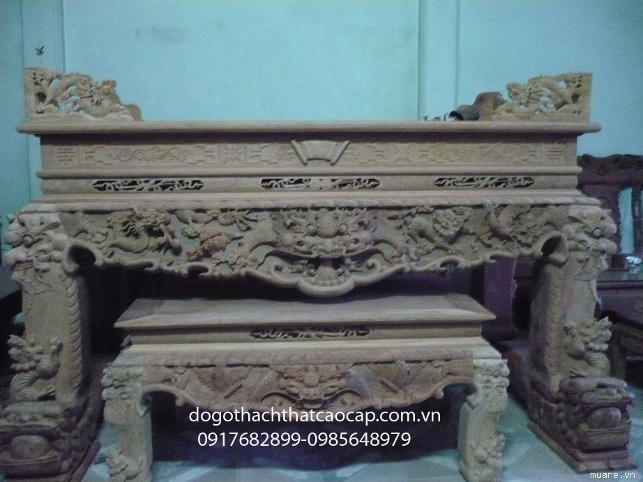 mẫu Sập thờ gỗ gụ ST06